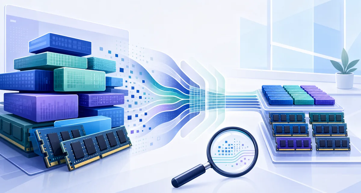Blocchi di memoria Windows compressi e analizzati